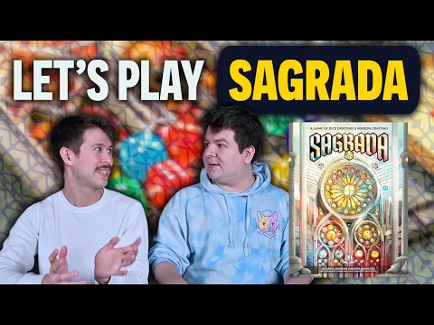 Sagrada | Board Game Playthrough | The Stained Glass is GORGEOUS!