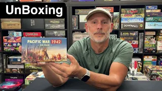 TDG: Pacific War 1942: Solitaire (2nd Edition) unboxing with Ray