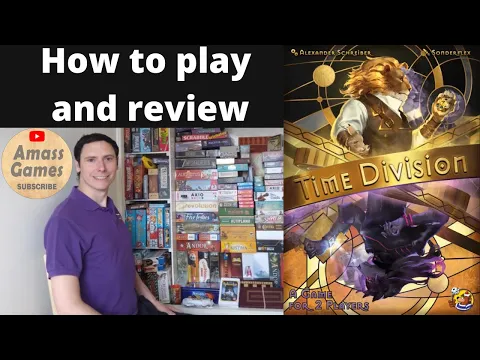 Time Division how to setup play and review board game Castle Con AmassGames 4K #games #boardgame