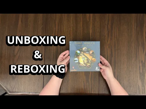 Terra Mystica: Automa Solo Box - Board Game Unboxing & Reboxing - What's in the Box?