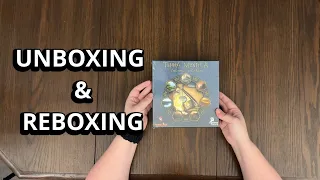 Terra Mystica: Automa Solo Box - Board Game Unboxing & Reboxing - What's in the Box?