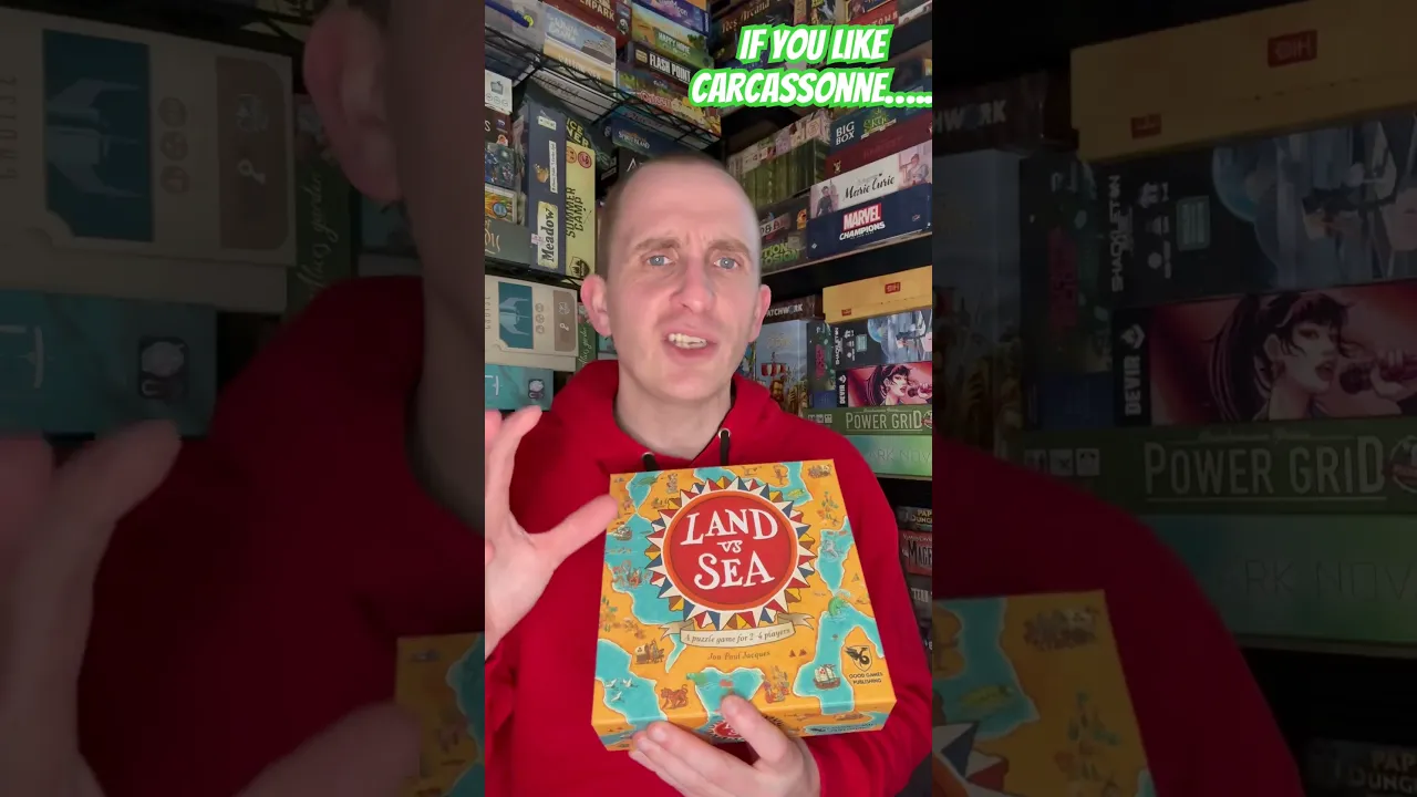If you like Carcasonne……try Land vs Sea #BoardGames #Win #PlayFollowYourTrend