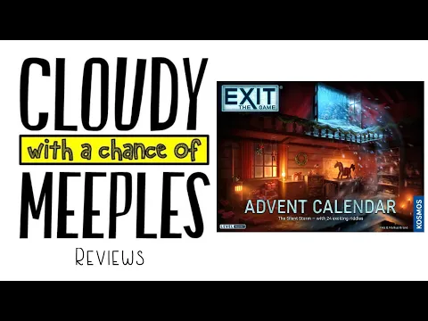 Exit: The Game - The Silent Storm Advent Calendar Review - Cloudy with a Chance of Meeples