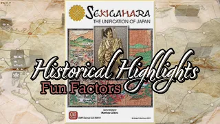 Sekigahara | Historical Highlights & Fun Factors #history #boardgames