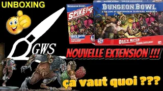 UNBOXING - EXTENSION DUNGEON BOWL DEATH MATCH !!! Le jeu déjanté de BLOOD BOWL dans un DONJON !!!
