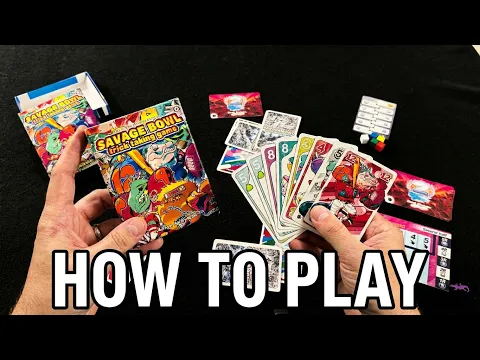 Savage Bowl Trick Taking Game rules teach