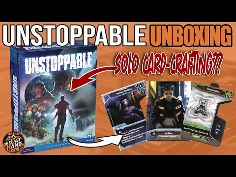 Inside "Unstoppable" – Roguelike Deck-Builder Unboxing | Is This Your Next Solo Game?