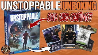 Inside "Unstoppable" – Roguelike Deck-Builder Unboxing | Is This Your Next Solo Game?