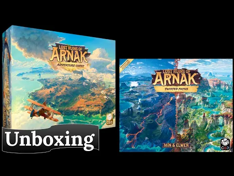 Lost Ruins of Arnak Adventure Chest & Twisted Paths: Unboxing