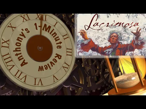 Anthony is the first to review the hot new boardgame, Lacrimosa. Finish the Unfinished Symphony!