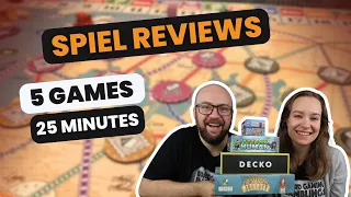 5 more games reviewed in 25 minutes!