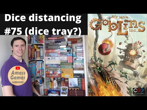 Dice distancing #75 Goblins Inc. board game how to setup play and review Galaxy Trucker AmassGames