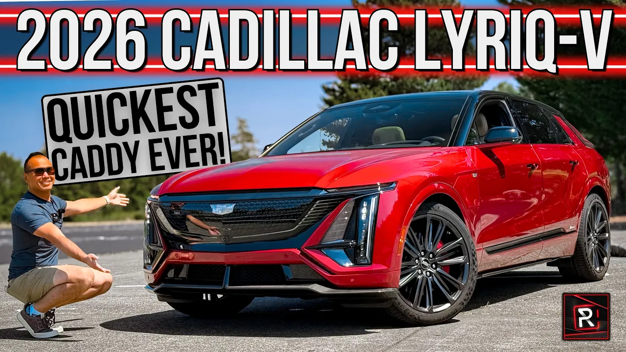 The 2026 Cadillac LYRIQ-V Is The Ultimate Electric SUV From Caddy’s Performance V-Series