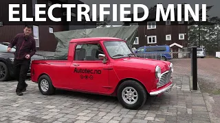 Electric Mini pickup with e-Up battery and Think drivetrain