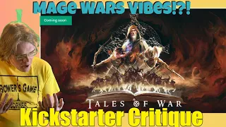 Tales Of War - Kickstarter Critique Review