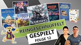 Gespielt Top oder Flop: Uprising, Human Punishment, Stanger Things, Dungeons Dice Danger & mehr