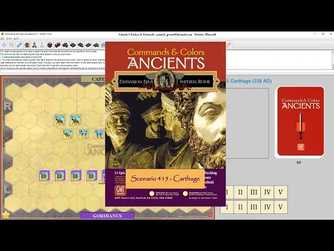 Commands & Colors: Ancients Tutorial Playthrough - Scenario 415 Carthage