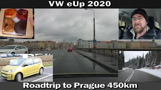 VW eUp! 2020 - Donut Pickup Roadtrip to Prague 450km