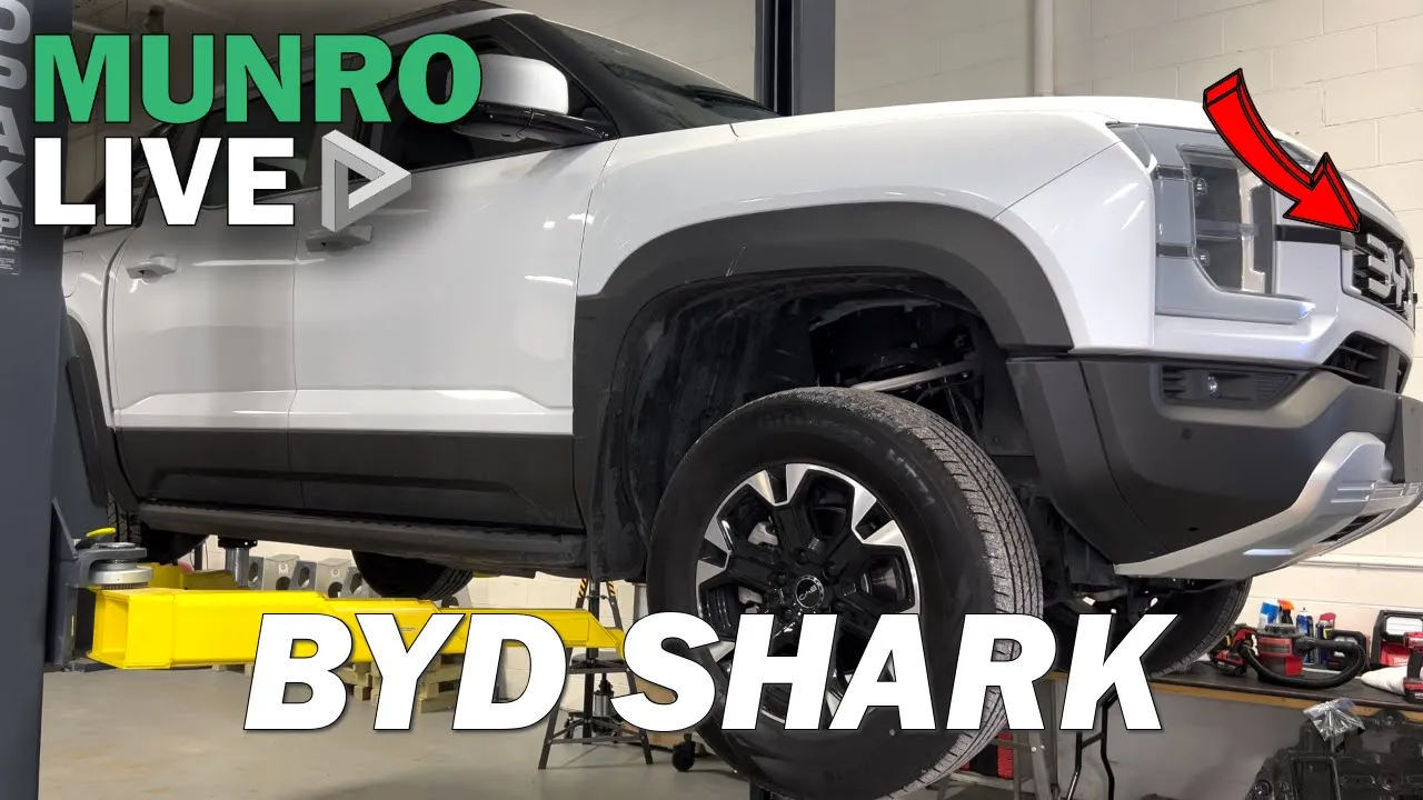 BYD Shark: On the Hoist & Under the Hood