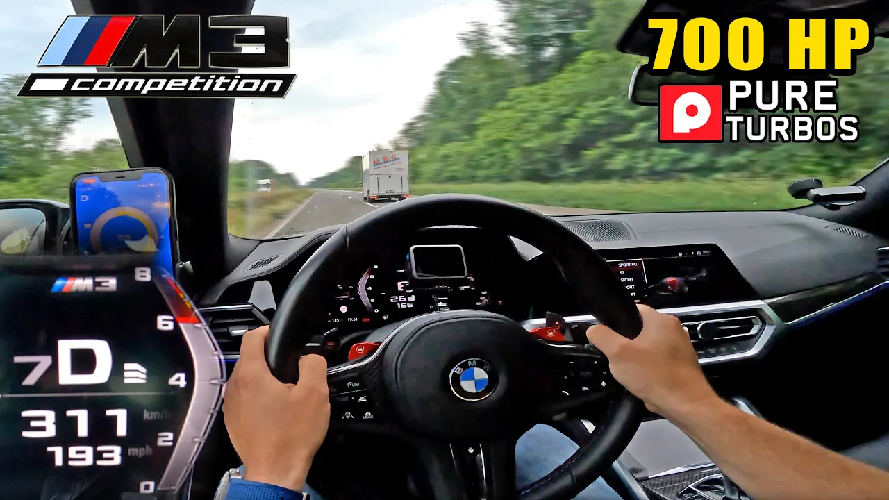 700HP STRAIGHT PIPED BMW M3 G80 on Autobahn