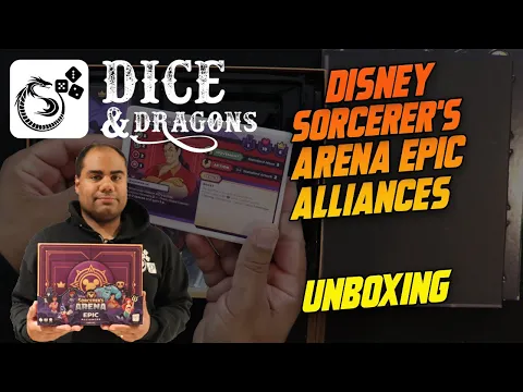 Dice and Dragons - Disney's Sorcerer's Arena Epic Alliances Unboxing