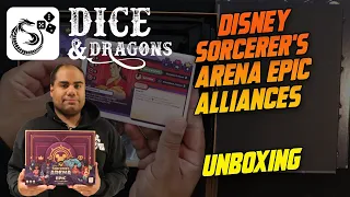 Dice and Dragons - Disney's Sorcerer's Arena Epic Alliances Unboxing