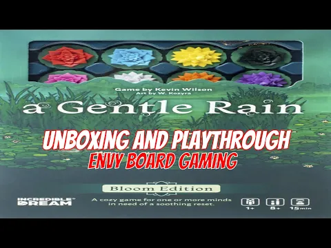 A Gentle Rain Board Game Unboxing and Playthrough - Target Promo!