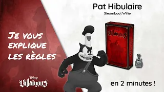 Je vous explique les règles de PAT HIBULAIRE - VILLAINOUS en moins de 2 minutes!