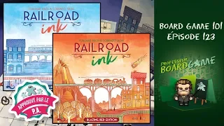 Board Game 101 (EP123) Railroad Ink - Règles et critique