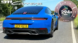 2025 Porsche 992.2 CARRERA // 0-100 100-200 TOP SPEED POV & SOUND