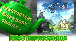 Rise & Fall - Kickstarter rules and first impressions