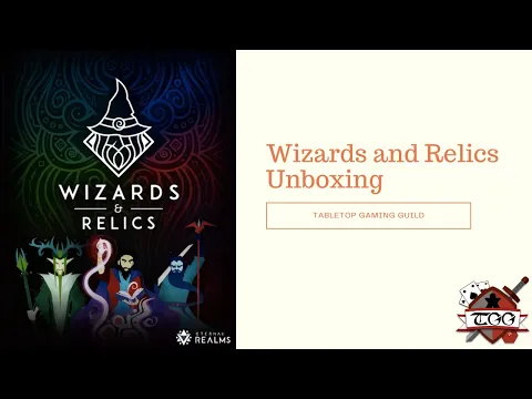 Wizards and Relics Board Game Unboxing