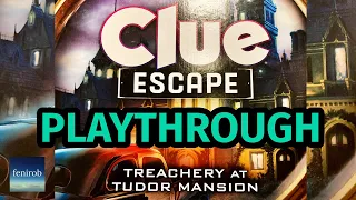 CLUE: Escape - Treachery at Tudor Mansion (Playthrough)
