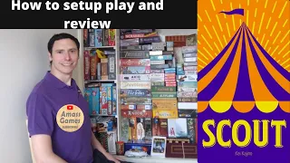 SCOUT #howtoplay #review #boardgame #micro #tabletop #tabletopgame #tabletopgaming AmassGames #4k