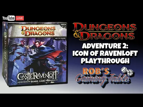 Dungeons & Dragons: Castle Ravenloft Board Game Playthrough (Adventure 2)