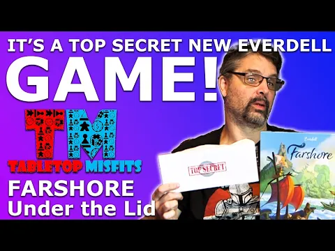 It's a TOP SECRET new game from Everdell... it's called Farshore! #everdell