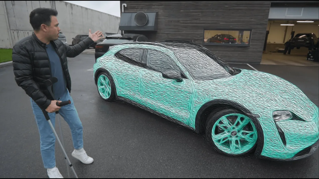 I Wrapped My Porsche Taycan Cross Turismo In Tiffany Blue!