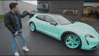 I Wrapped My Porsche Taycan Cross Turismo In Tiffany Blue!