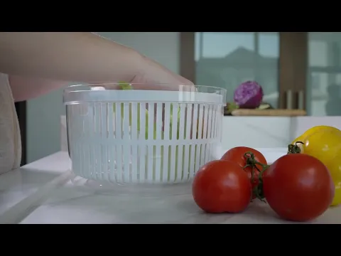 Pote Organizador e Secador de Salada 5,5L Resina com Tampa OU