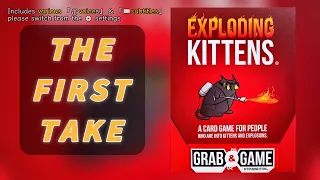 First TakeExploding Kittens: Grab & Game | New version again? #boardgames #explodingkittens