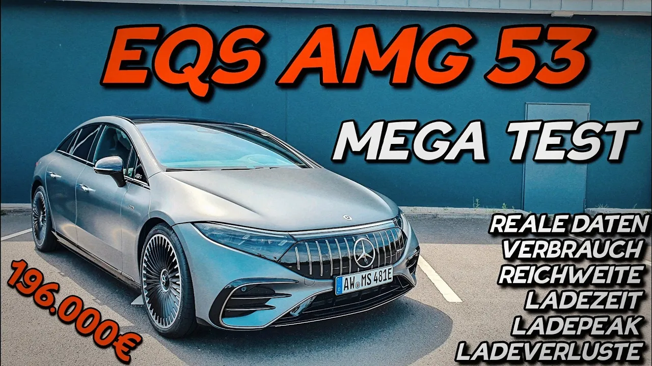 761 PS Elektro Luxusdampfer! Mercedes EQS AMG 53 E Auto der Superlative. #emobility  #amg