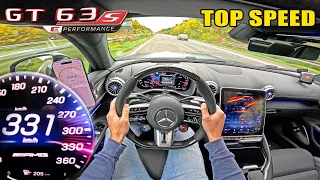 2026 Mercedes AMG GT 63 SE 816HP // *331KMH* is V8 WEAPON on AUTOBAHN