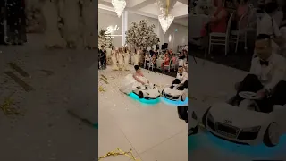 You May Now Drift Around The Bride...🤣 #weddings #cars #funny