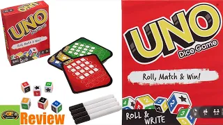 Uno Dice Game Roll & Write - | Review | How to Play | GameEnthus