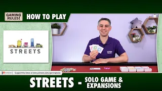 Streets - How to Play - Video 2 (Solo Game & Expansions)