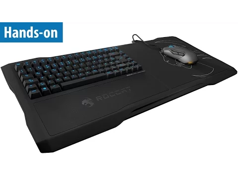 Video zu Roccat Sova Mechanisches Gaming Lapboard, Tastatur