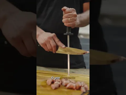 Chaira Média em Aço Cromo-Vanádio 32cm Naterial