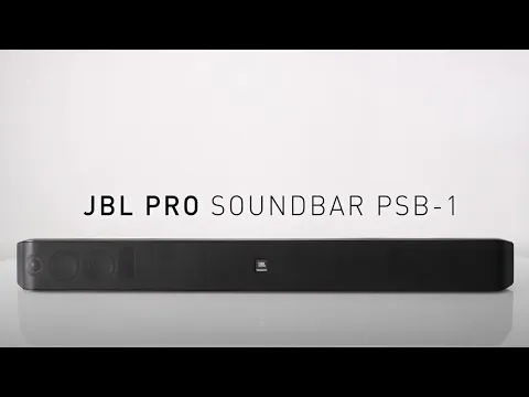 Product video thumbnail for JBL PSB-1 2.0-Channel Commercial-Grade Soundbar