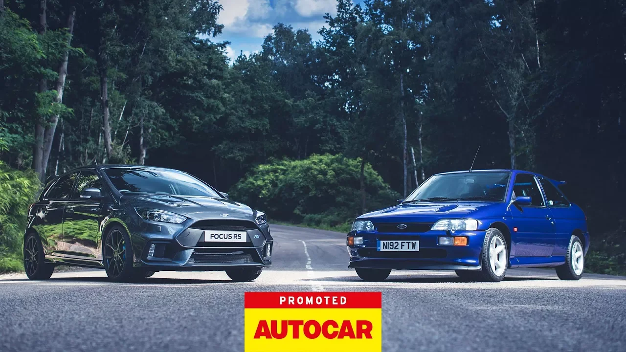 Promoted: Ford Focus RS vs Escort RS Cosworth