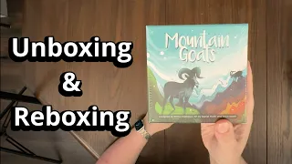 Mountain Goats - Card Game Unboxing & Reboxing - What's in the Box?